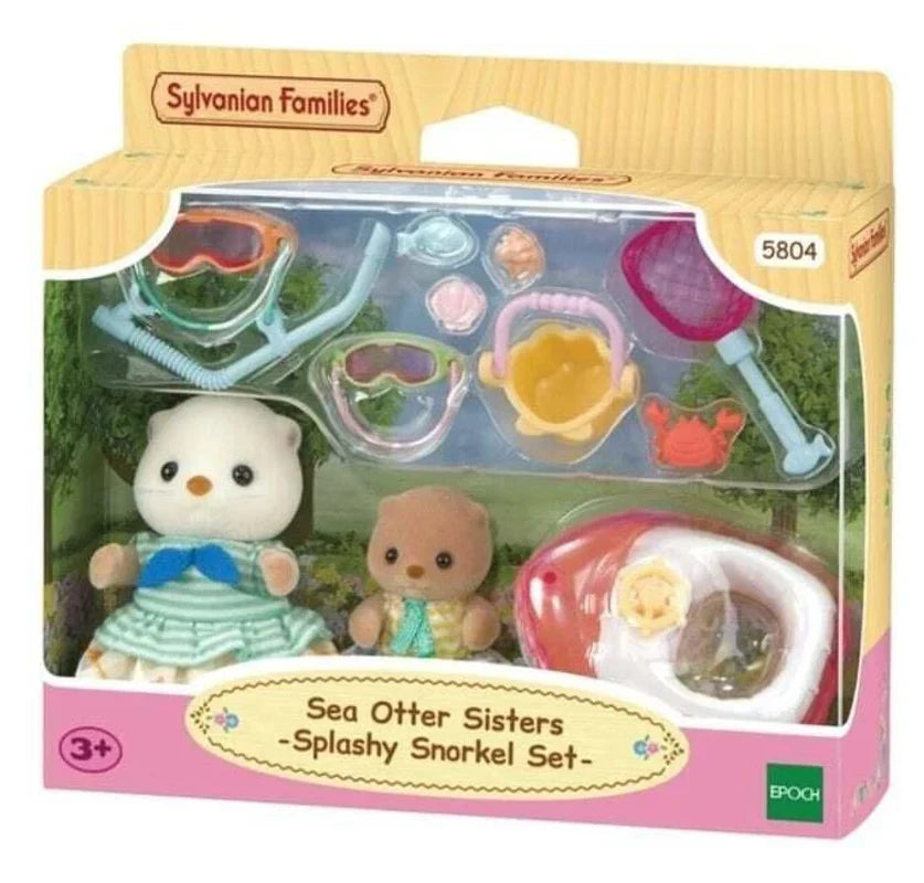 Sylvanian Families | Sea Otter Sisters Splashy Snorkel Set - 5804
