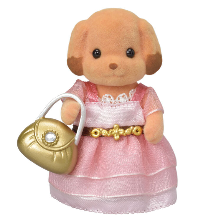 【Jp】Sylvanian Families | Town Girl Series Toy Poodle 8Cm X 13Cm 5Cm
