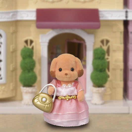 【Jp】Sylvanian Families | Town Girl Series Toy Poodle 8Cm X 13Cm 5Cm