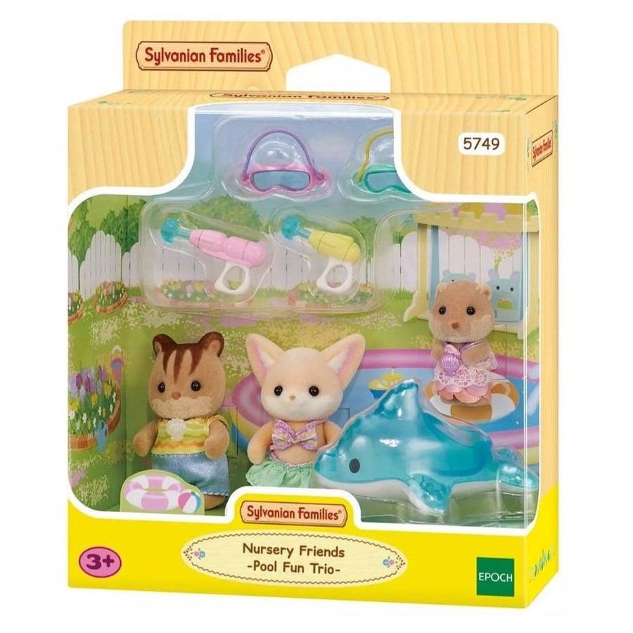 Sylvanian Families | Nursery Friends Pool Fun Trio