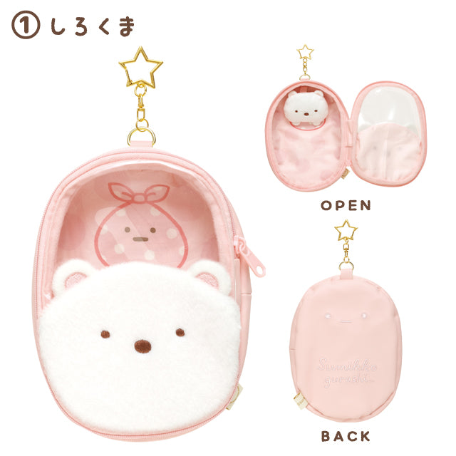 San-X | Sumikko Gurashi Plush Pouch 160×110×40Mm ////// Shirokuma
