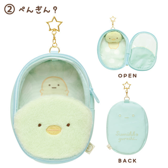 San-X | Sumikko Gurashi Plush Pouch 160×110×40Mm ////// Penguin 