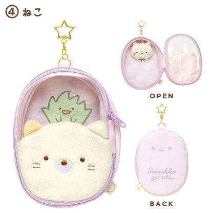San-X | Sumikko Gurashi Plush Pouch 160×110×40Mm ////// Neko