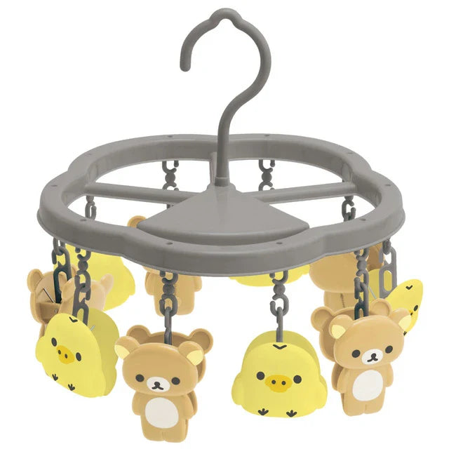 San-X | Rilakkuma Laundry Pinch Hanger 120×Φ210Mm (Basic Favorite Things)