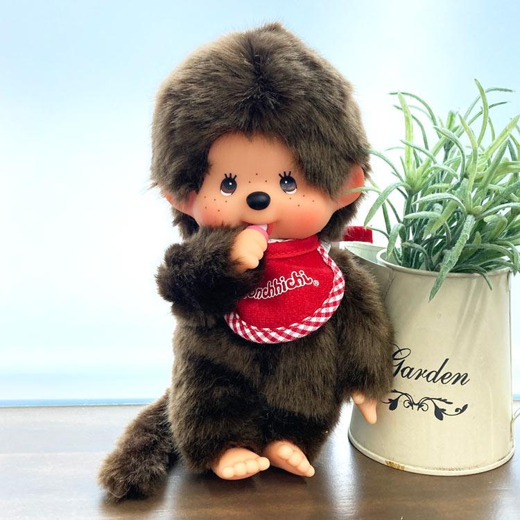 Monchichi | Premium Standard Plush Toy S Brown Boy 190×130×75mm