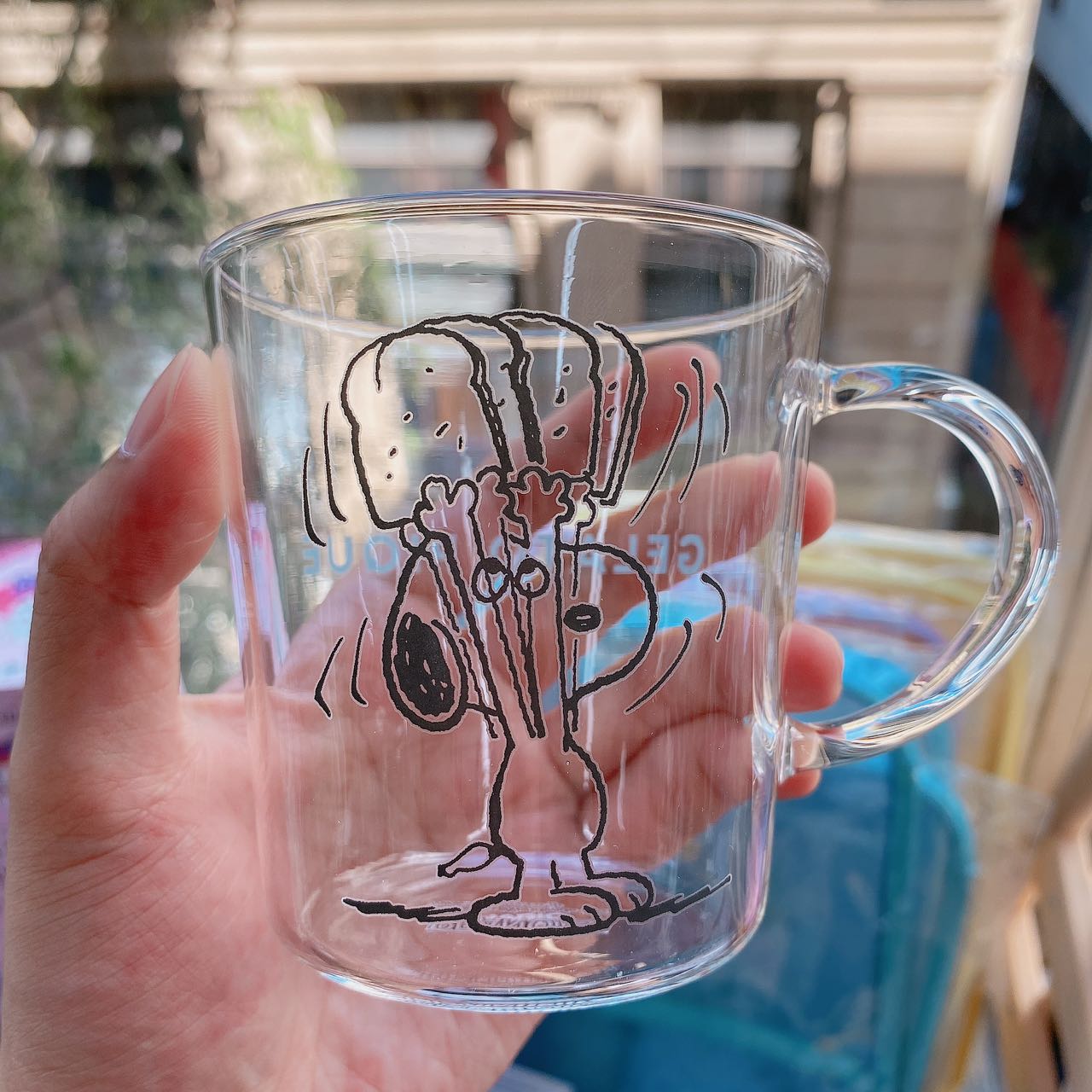 Made In Japanpeanuts X Gelato Piuquesnoopy Glass Mug