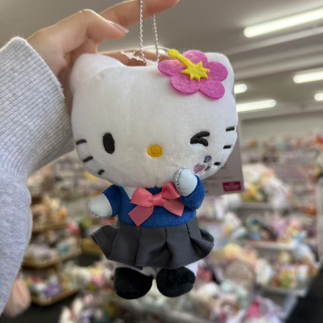 SANRIO x Avail | Hello Kitty Mascot Holder Plush Keychain 14 x 12cm (50th Anniversary)