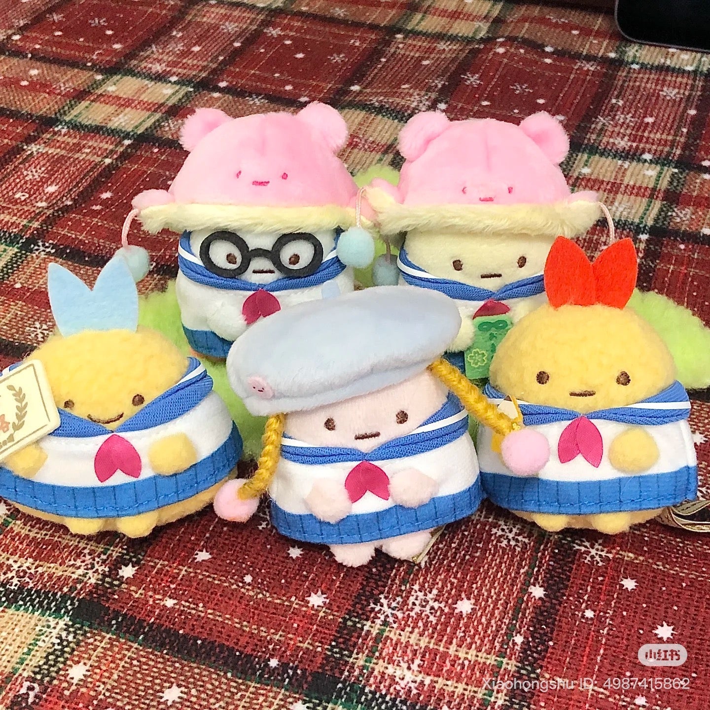 SAN-X | Sumikko Gurashi Quiz Handy Plush Toy Set of Five (Limited)