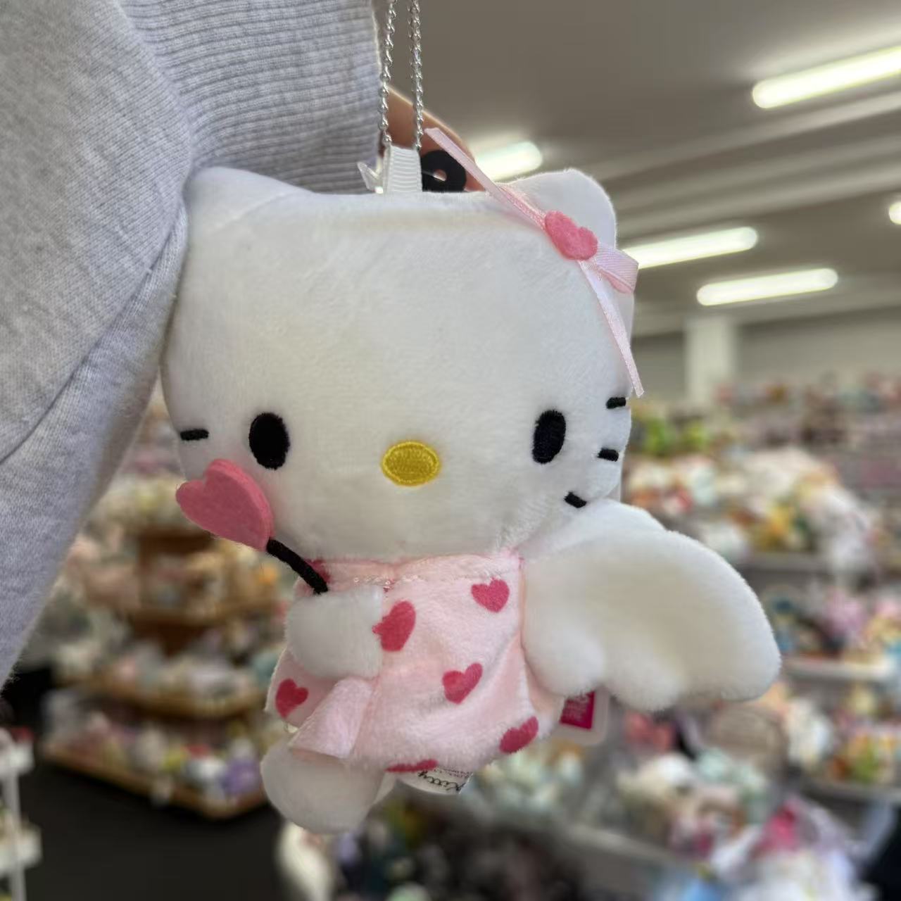SANRIO x Avail | Hello Kitty Mascot Holder Plush Keychain 14 x 12cm (50th Anniversary)