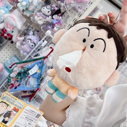 Crayon Shin-Chanplush Tissue Case Bo Suzuki Keychain 20Cm