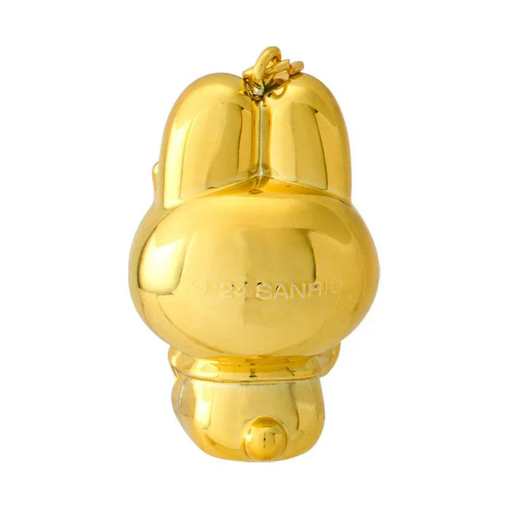 Sanrio | My Melody Netsuke Gold Color Charm W2.8×D2.6×H4.4Cm (Zodiac Fortune 2024 - Snake)