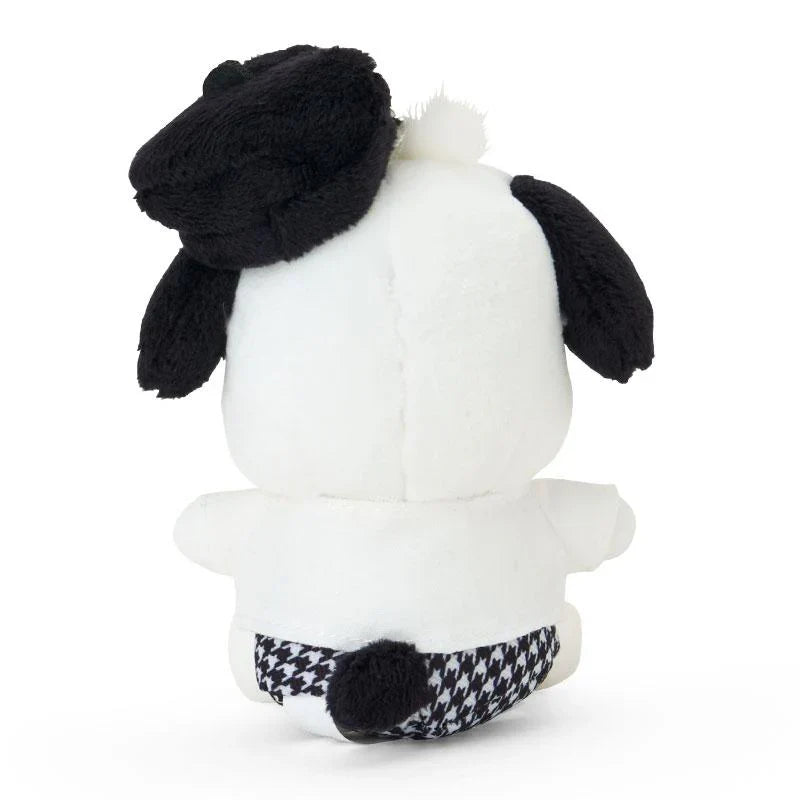 SANRIO | Pochacco Mascot Holder Plush Keychain 5.0 x 7.9 x 13.5cm (Monotone)
