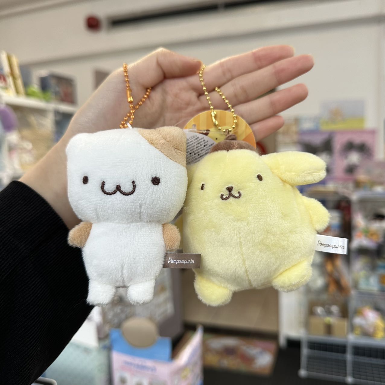 Sanrio | Pompompurin Buddy Plush Keychain Set 12 X 8 5Cm