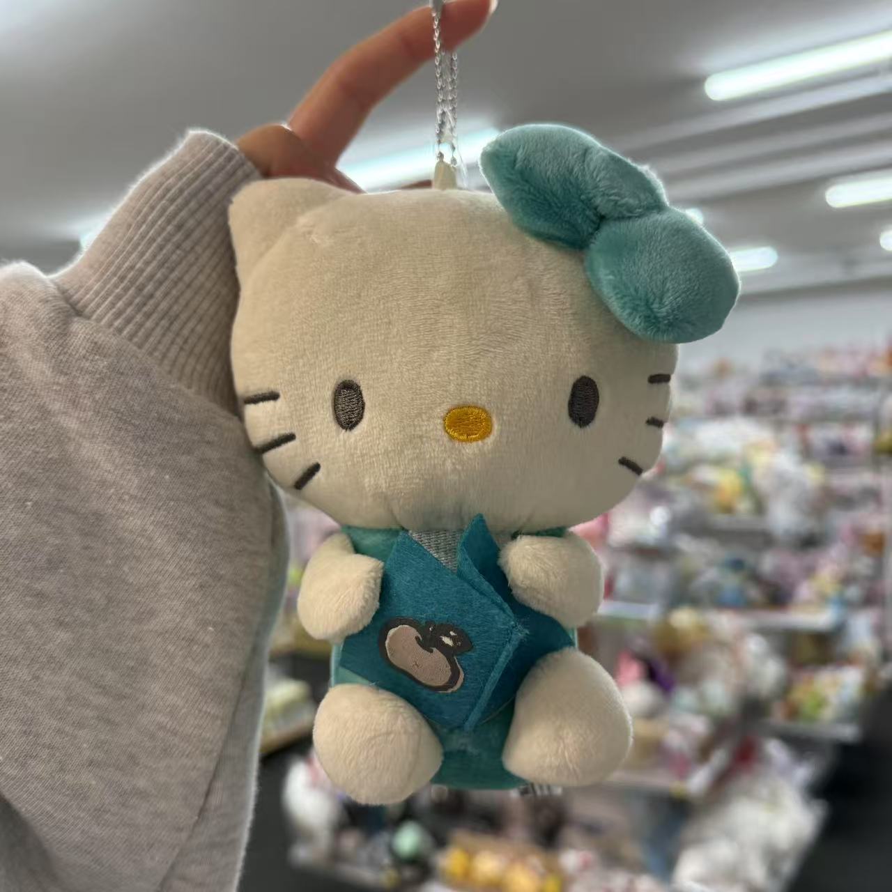 SANRIO x Avail | Hello Kitty 50th Anniversary Mascot Holder Plush Keychain 14 x 12cm (Book)