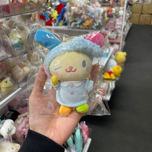 SANRIO | Usahana Mascot Holder Plush Keychain Bag Charm 10cm Approx. (Pyjama Party)