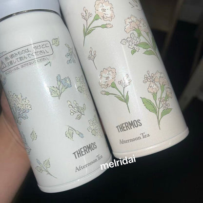 Thermos x Afternoon Tea | Stainless One-Push Bottle 350ml (Purple)
