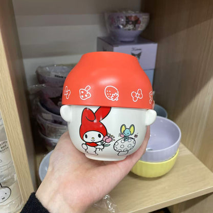SANRIO | My Melody Rice & Soup Bowl Set Φ9XH6cm & Φ10XH5.7cm