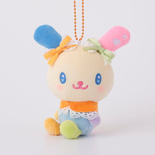 SANRIO | Usahana squishy Mascot Holder Plush Keychain Bag Charm 100mm Approx. (Look This Way)