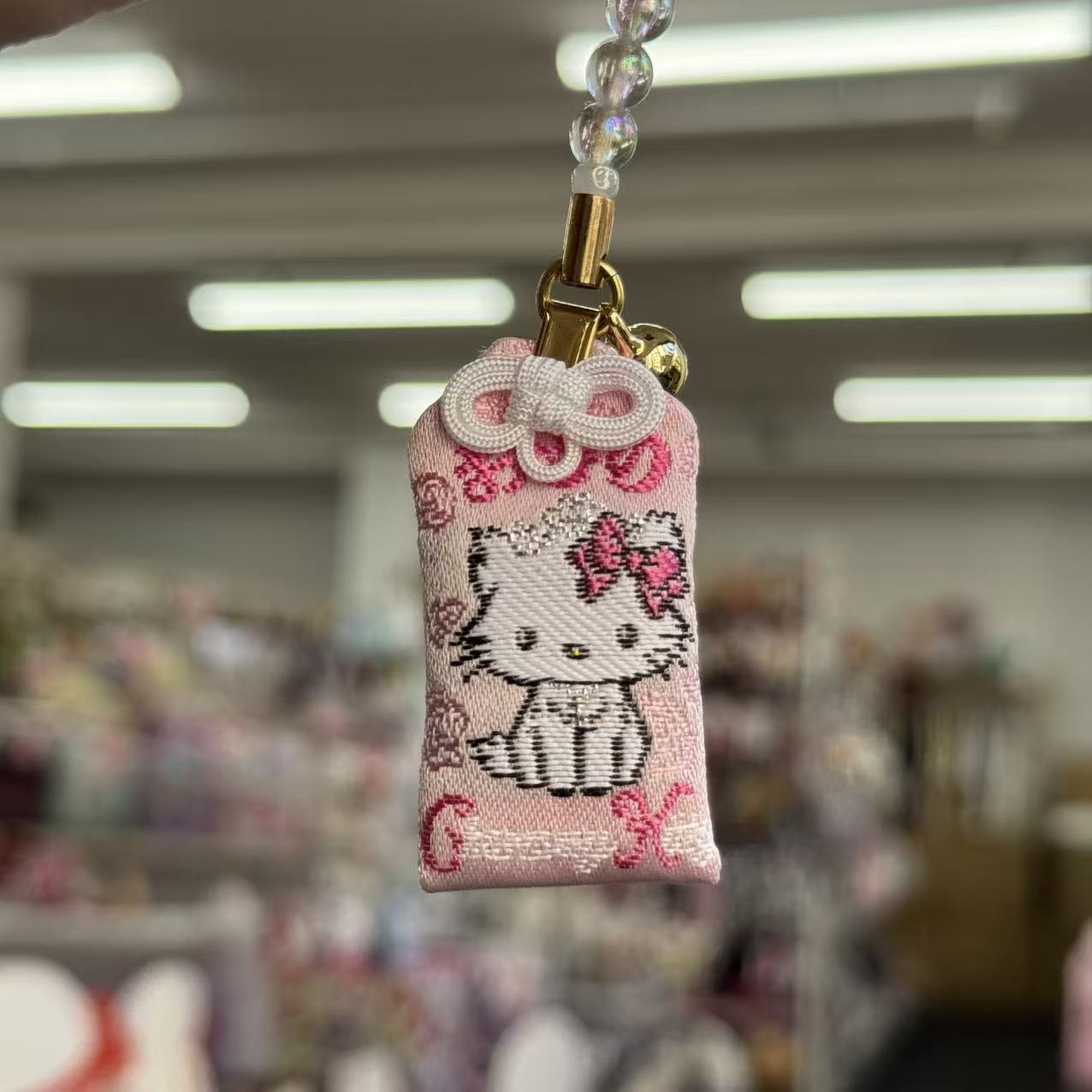 Sakae no Yashiro Shrine | Charmmy Kitty Omamori Charm - Good Luck & Fortune Pink