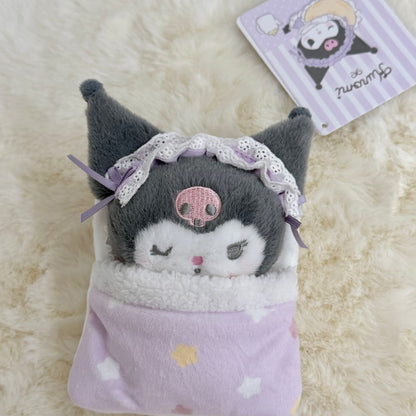 SANRIO | Kuromi Mascot Holder Bag Charm Keychain (Good night and Sweet Dreams)