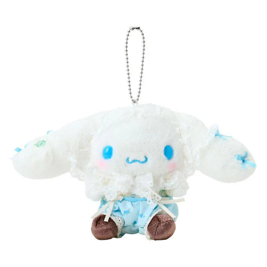 SANRIO | Cinnamoroll Mascot Holder Plush Keychain Bag Charm 125×85×150mm (Forest Lace)