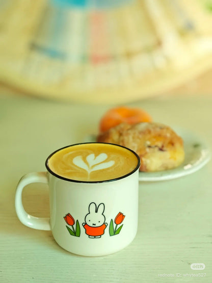 MIFFY | Ceramic Mug Retro Miffy Red Tulip 75x80mm