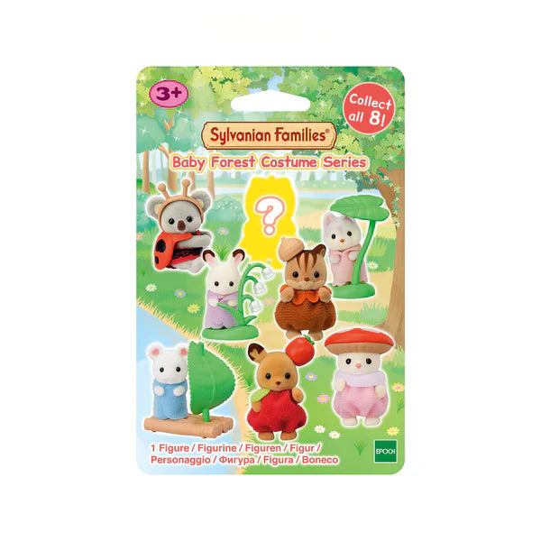 Sylvanian Families | Baby Collection Let’s Play In The Forest 102Mm*155Mm*23Mm 森贝儿森林家族 森友会系列 植绒摆件盲袋