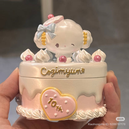 SANRIO | Cogimyun Accessory Case 75×75×80mm (Sweets Party 10th Anniversary)