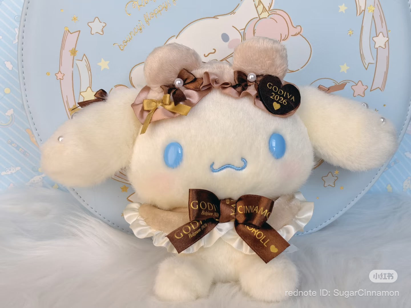 Godiva x Sanrio | Cinnamoroll Plush Keychain & Sea Salt Caramel Chocolate