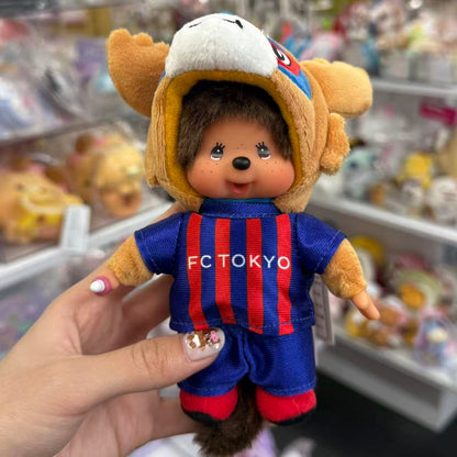 Monchhichi x FC Tokyo | Mascot Holder Bag Charm Plush Keychain