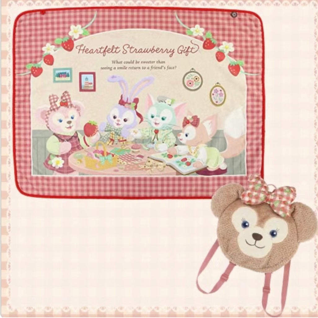 Disney | Tokyodisneysea Heartfelt Strawberry Gift Shelliemay Shoulder Bag & Blanket Set