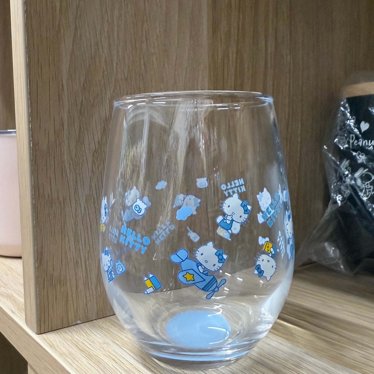 【Made In Japan】Sanrio | Hello Kitty Glass Cup/Tumbler Round Φ75×H100Mm