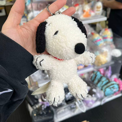 PEANUTS | Snoopy Bag Charm Plush Keychain 160×115×100mm (BK)