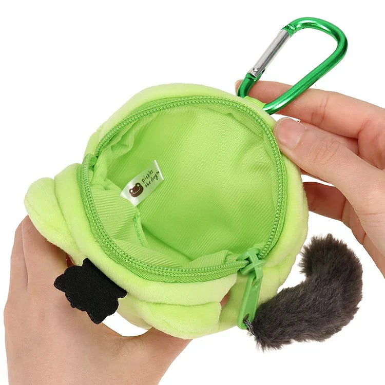 Pickles the Frog | Bag Charm Carabiner Pouch with Pierre Basic 90×120×35mm