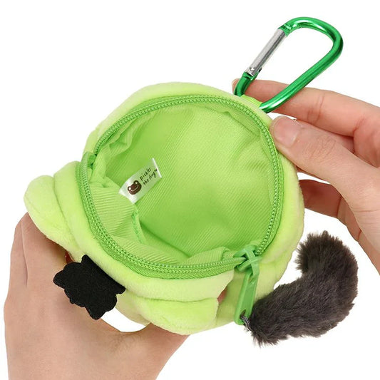 Pickles the Frog | Bag Charm Carabiner Pouch with Pierre Basic 90×120×35mm