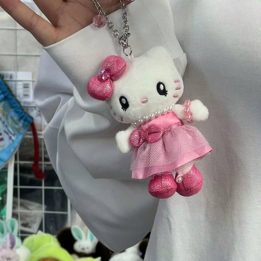 Usj | Hello Kitty Plush Keychain Mascot Holder