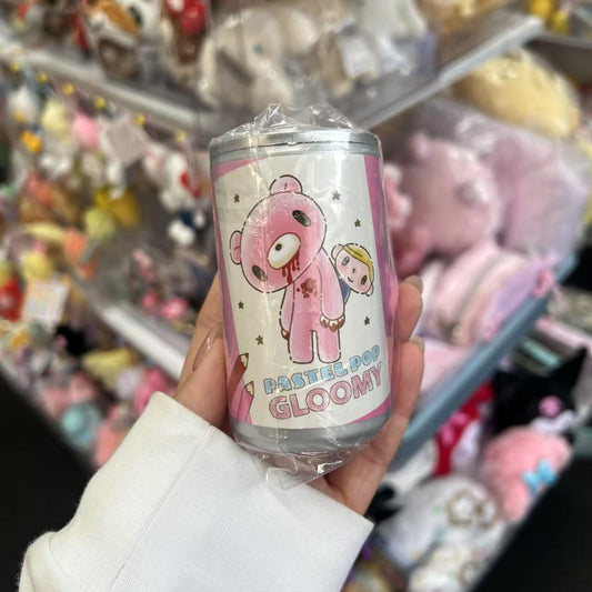 Gloomy Bear | Eco-Bag with Tin-shaped Keychain Pink (25th ANNIVERSARY TOUR)