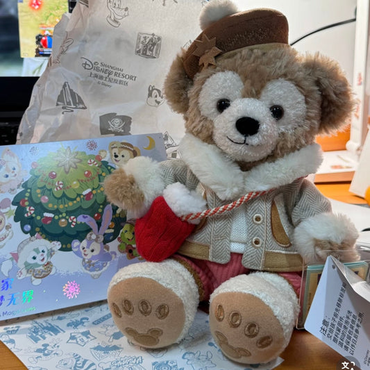 DISNEY | SHANG HAI DisneyLand Duffy Plush Toy Doll SS (Duffy and Friends Winter Collection)
