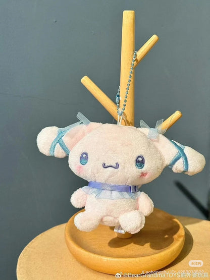 SANRIO | Cinnamoroll Mascot Holder Bag Charm Plush Keychain 70×95×145mm (Ballet Core)