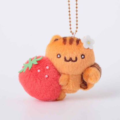 SANRIO | Bagel Mascot Holder Bag Charm (Pompompurin 30th Anniversary Strawberry Friends)