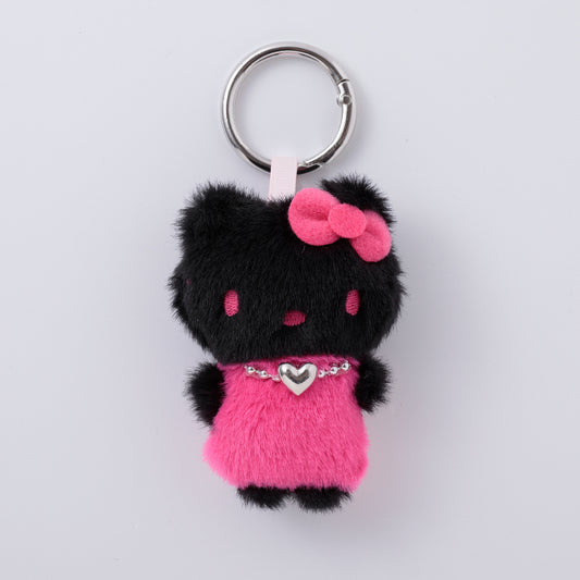 SANRIO | Hello Kitty Fluffy Stylish Mini Mascot 70mm Approx. (Black Rose)