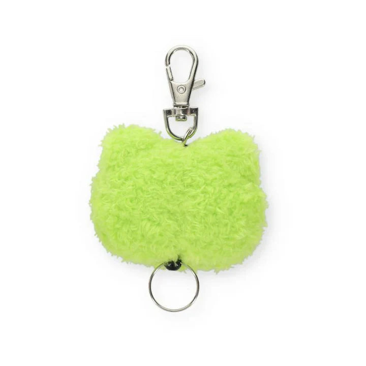 Pickles the Frog | Reel Keychain Key Holder Plush Bag Charm 55×60×40mm