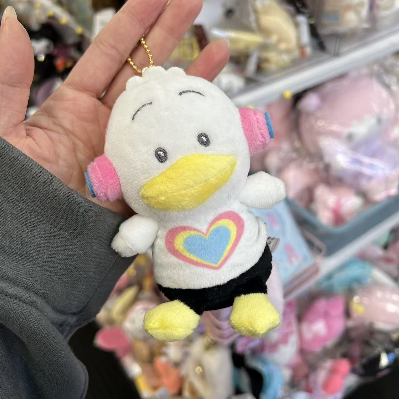SANRIO | Pekkle Duck Mascot Holder / Plush Keychain / Bag Charm (Pop up Store Limited)