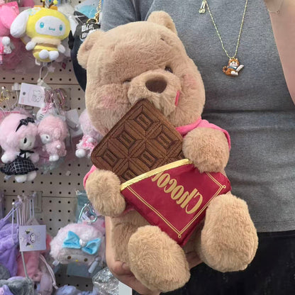 Disney Store Japan | Winnie the Pooh Plush Doll 345×210×230m (CHOCOLATE STYLE Valentine’s Day 2026)