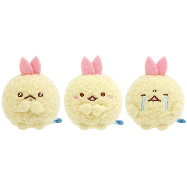 SAN-X | Sumikko Gurashi Set mini Tenori Plush Doll- Ebiten no Shippo 45×50×45mm * 3 Pieces (Dreaming Idol Ebiten no