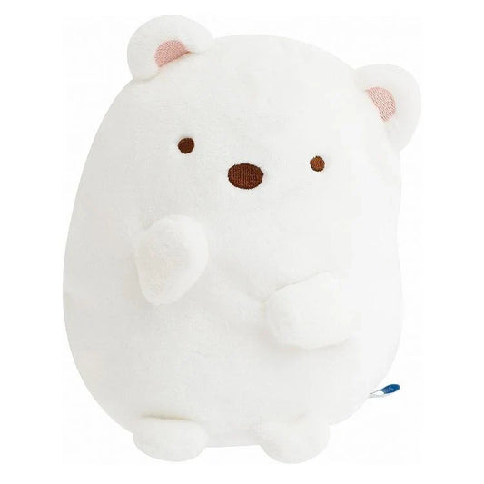 SAN-X | Sumikko Gurashi Shirokuma Bear Plush Doll Mochi Mochi Squishy Plush 135×100×105mm (Sumikko’s Favorite)