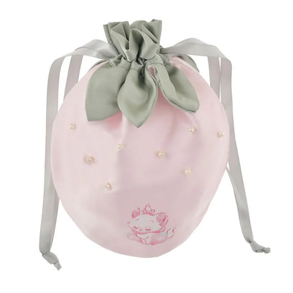 DISNEY | The Aristocats Marie Cat Drawstring Pouch H22×W18×D1cm (STRAWBERRY COLLECTION)