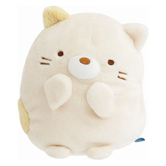 SAN-X | Sumikko Gurashi Neko Cat Plush Doll Mochi Mochi Squishy Plush 135×100×105mm (Sumikko’s Favorite)