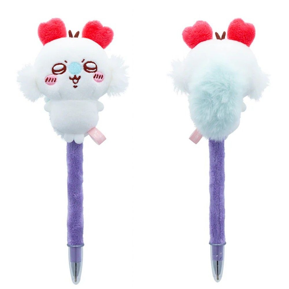 Chiikawa | Fuwafuwa Mascot Ballpoint Pen W50×H70×D50Mm (Black 0.7Mm) Momonga 莫莫咖/飞鼠