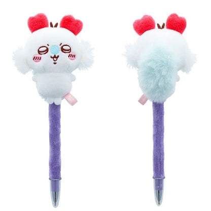 Chiikawa | Fuwafuwa Mascot Ballpoint Pen W50×H70×D50Mm (Black 0.7Mm) Momonga 莫莫咖/飞鼠